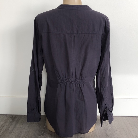 Torrid Military style poplin blouse - Picture 4 of 10